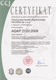 INCORSA AQAP 2120 2130 2009 260