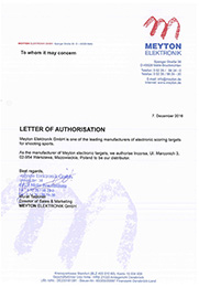 MEYTON INCORSA Dealer Certificate 260